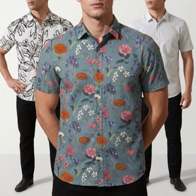 Premium Casual Half Sleeve Printed Shirt